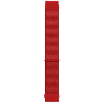 Microsonic Xiaomi Amaz Fit Verge Hasırlı Kordon Woven Sport Loop Kırmızı