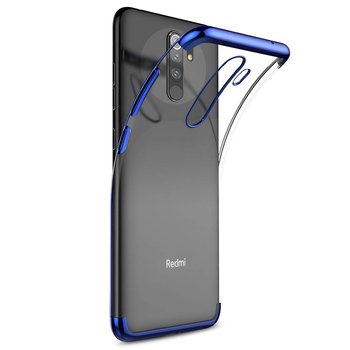 Microsonic Xiaomi Redmi 9 Kılıf Skyfall Transparent Clear Mavi