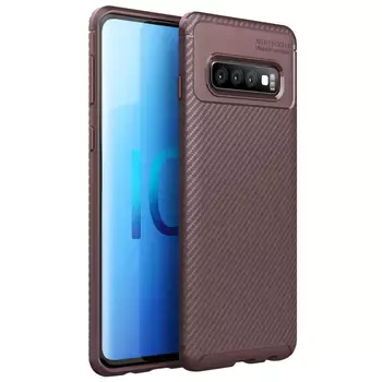 Microsonic Samsung Galaxy S10 Kılıf Legion Series Kahverengi