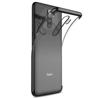 Microsonic Xiaomi Redmi 9 Kılıf Skyfall Transparent Clear Siyah