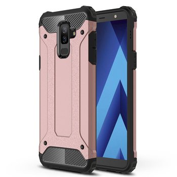 Caseup Samsung Galaxy A6 Plus 2018 Kılıf Tank Rose Gold