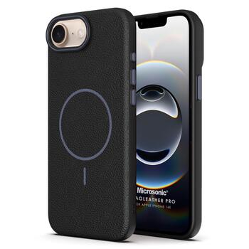 Microsonic Apple iPhone 17e Kılıf MagLeather Pro Siyah