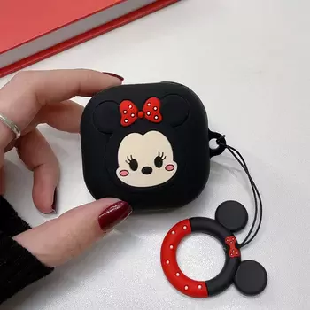 Microsonic Samsung Galaxy Buds 2 Pro Kılıf Cartoon Figürlü Silikon Crtn-Fgr-Mne-Mse