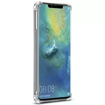 Microsonic Huawei Mate 20 Pro Kılıf Anti Shock Silikon Şeffaf