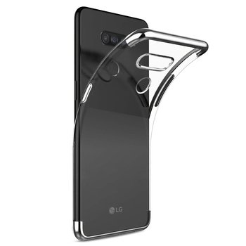 Microsonic LG K50S Kılıf Skyfall Transparent Clear Gümüş