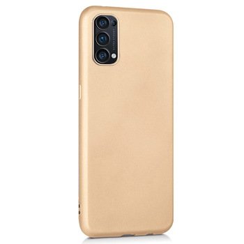 Microsonic Oppo Reno 5 5G Kılıf Matte Silicone Gold