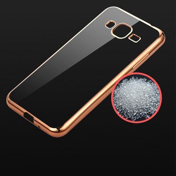 Microsonic Samsung Galaxy ON5 Kılıf Skyfall Transparent Clear Rose Gold