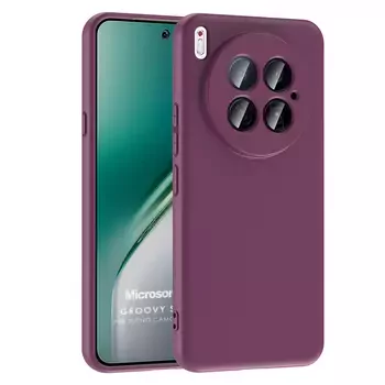 Microsonic TECNO Camon 40 Premier 5G Kılıf Groovy Soft Mor