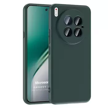 Microsonic TECNO Camon 40 Premier 5G Kılıf Groovy Soft Koyu Yeşil
