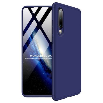 Microsonic Huawei P30 Kılıf Double Dip 360 Protective AYS Lacivert