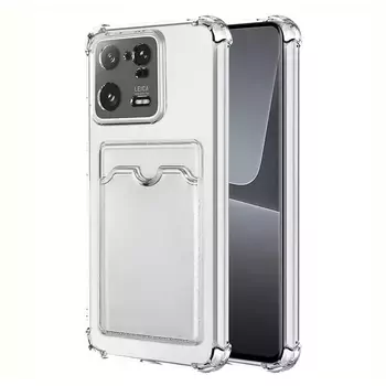 Microsonic Xiaomi Mi 13 Card Slot Shock Kılıf Şeffaf