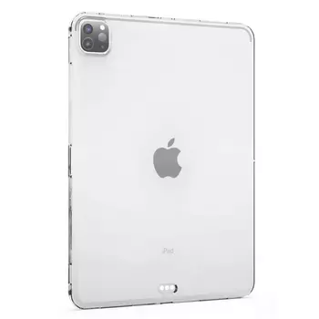 Microsonic Apple iPad Pro 12.9'' 2021 5. Nesil (A2378-A2461-A2379-A2462) Transparent Soft Beyaz