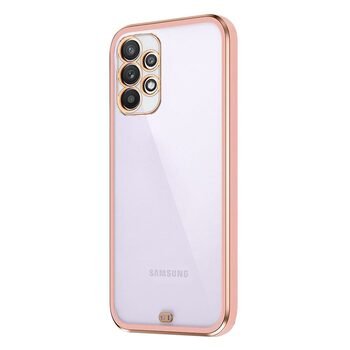 Microsonic Samsung Galaxy A32 4G Kılıf Laser Plated Soft Pembe