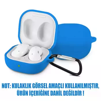 Microsonic Samsung Galaxy Buds Pro Mat Silikon Kılıf Mavi