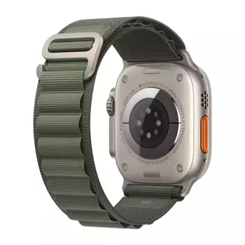 Microsonic Apple Watch Series 8 41mm Kordon Alpine Loop Yeşil