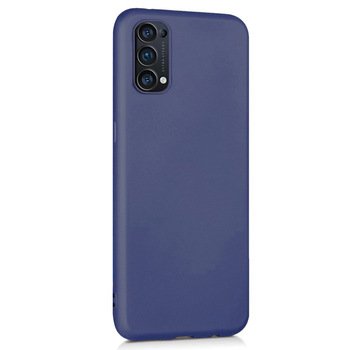 Microsonic Oppo Reno 5 Pro 5G Kılıf Matte Silicone Lacivert