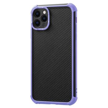 Microsonic Apple iPhone 13 Pro Kılıf Chester Carbon Lila