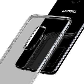 Microsonic Samsung Galaxy A6 Plus 2018 Kılıf Transparent Soft Beyaz