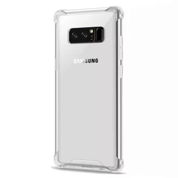 Microsonic Samsung Galaxy Note 8 Kılıf Anti Shock Silikon Şeffaf