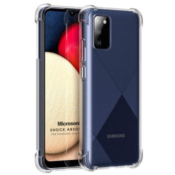 Microsonic Samsung Galaxy A02s Kılıf Anti Shock Silikon Şeffaf