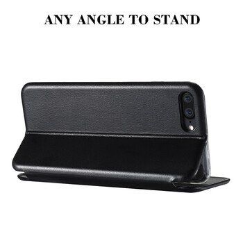 Microsonic Xiaomi Mi5 Pro Klııf Slim Leather Design Flip Cover Siyah