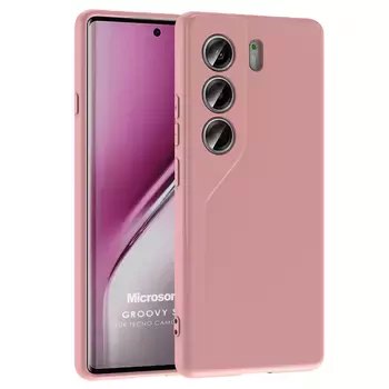 Microsonic TECNO Camon 40 Pro Kılıf Groovy Soft Pembe