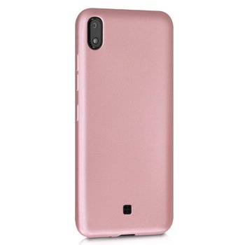 Microsonic LG K20 2019 Kılıf Matte Silicone Rose Gold