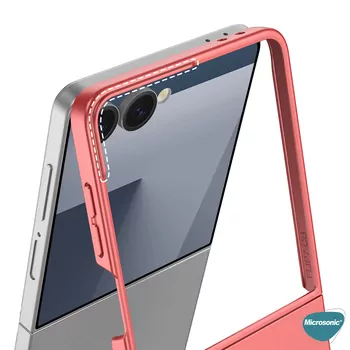 Microsonic Samsung Galaxy Z Flip 7 Kılıf Shape Hard Cover Lila