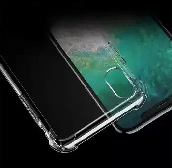 Microsonic Apple iPhone X Kılıf Anti Shock Silikon Şeffaf