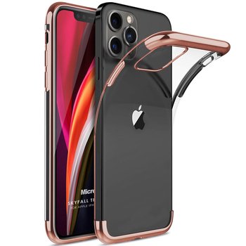 Microsonic Apple iPhone 12 Pro Max Kılıf Skyfall Transparent Clear Rose Gold