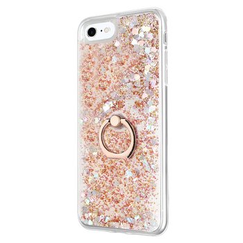 Microsonic Apple iPhone 6S Kılıf Glitter Liquid Holder Gold