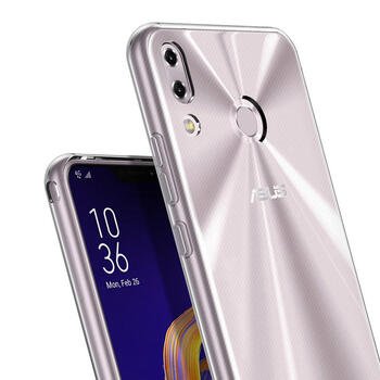 Microsonic Asus Zenfone 5Z ZS620KL Kılıf Transparent Soft Beyaz