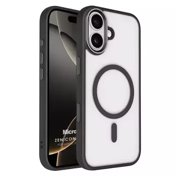 Microsonic Apple iPhone 17 Kılıf Zenicon MagSafe Siyah