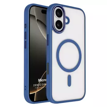 Microsonic Apple iPhone 17 Kılıf Zenicon MagSafe Lacivert