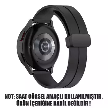 Microsonic Amazfit Cheetah (Round) Kordon Ribbon Line Beyaz