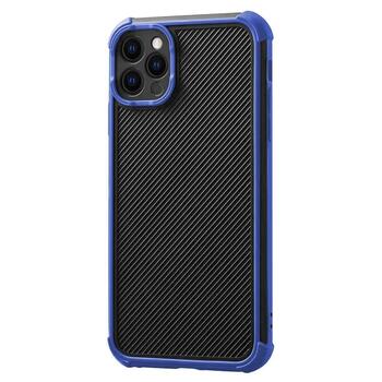 Microsonic Apple iPhone 12 Pro Max Kılıf Chester Carbon Lacivert