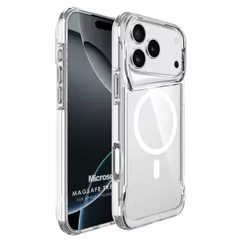 Microsonic Apple iPhone 17 Pro Max Kılıf MagSafe Trex Bumper Şeffaf