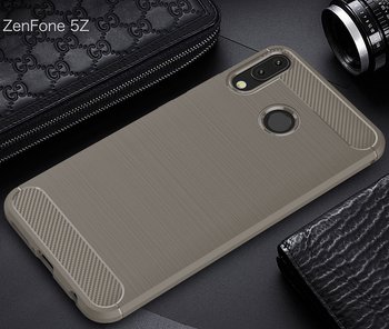 Microsonic Asus Zenfone 5Z ZS620KL Kılıf Room Silikon Gri