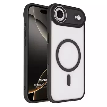 Microsonic Apple iPhone 17 Air Kılıf Zenicon MagSafe Siyah