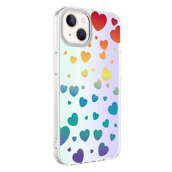 Microsonic Apple iPhone 13 Braille Feel Desenli Kılıf Heart