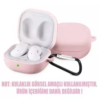 Microsonic Samsung Galaxy Buds 2 Mat Silikon Kılıf Rose Gold