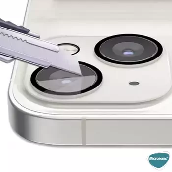 Microsonic Apple iPhone 14 Kamera Lens Koruma Camı