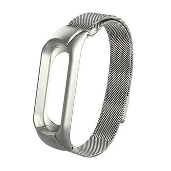 Microsonic Xiaomi Mi Band 6 Milanese Loop Kordon Gümüş