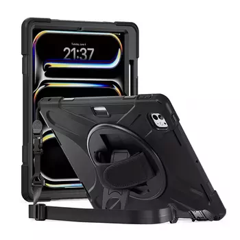 Microsonic Apple iPad Pro 11 2024 Kılıf (A2836-A2837) Heavy Defender Siyah