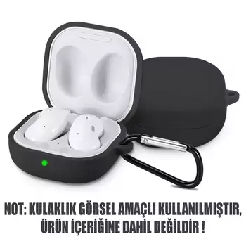 Microsonic Samsung Galaxy Buds Pro Mat Silikon Kılıf Siyah