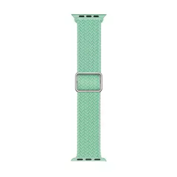 Microsonic Apple Watch Series 9 41mm Kordon Braided Loop Band Yeşil