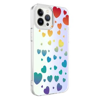 Microsonic Apple iPhone 12 Pro Max Braille Feel Desenli Kılıf Heart