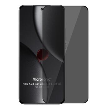 Microsonic Xiaomi 15 Privacy 5D Gizlilik Filtreli Cam Ekran Koruyucu Siyah