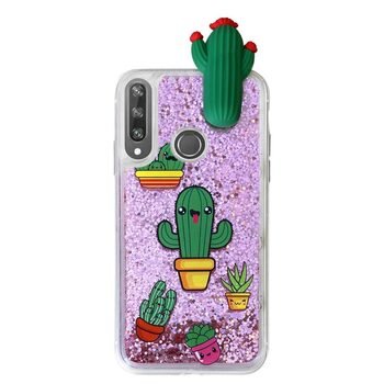 Microsonic Huawei P30 Lite Kılıf Cute Cartoon Kaktüs