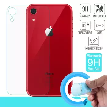 Microsonic Apple iPhone XR (6.1'') Arka Nano Cam Ekran koruyucu